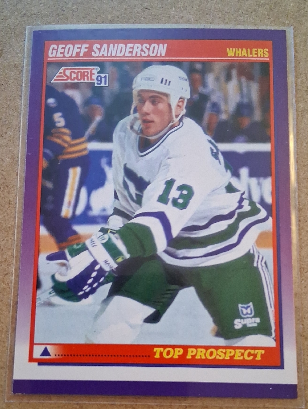 Buffalo Sabres/Hartford Whalers Geoff Sanderson NHL Hockey Trading Cards Lot
